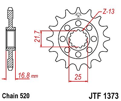 ΓΡΑΝΑΖΙ ΕΜΠΡΟΣΘΙΟ JT JTF1373.16