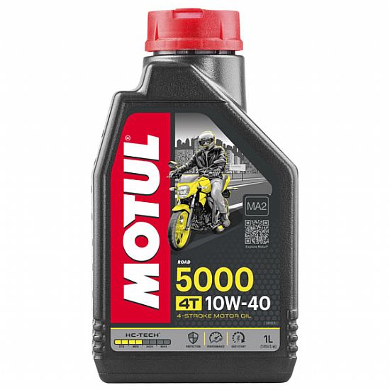 ΛΑΔΙ ΚΙΝΗΤΗΡΑ ΜΟΤΟΣΥΚΛΕΤΑΣ MOTUL 5000 10W-40 MA2 1L