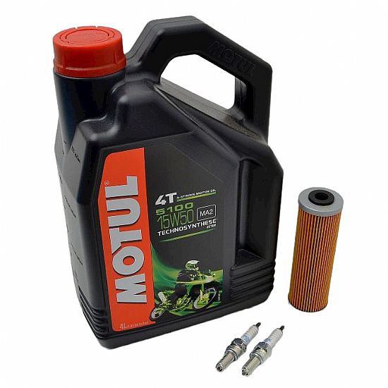 ΠΑΚΕΤΟ 2 ΑΝΤΑΛΛΑΚΤΙΚΩΝ ΓΙΑ KTM 950SM MOTUL 5100 15W-50