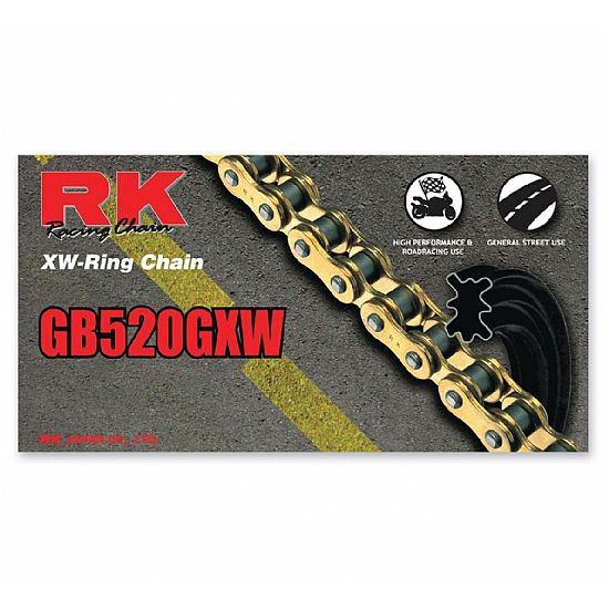 ΑΛΥΣΙΔΑ RK 520GXW GOLD 112 LINKS