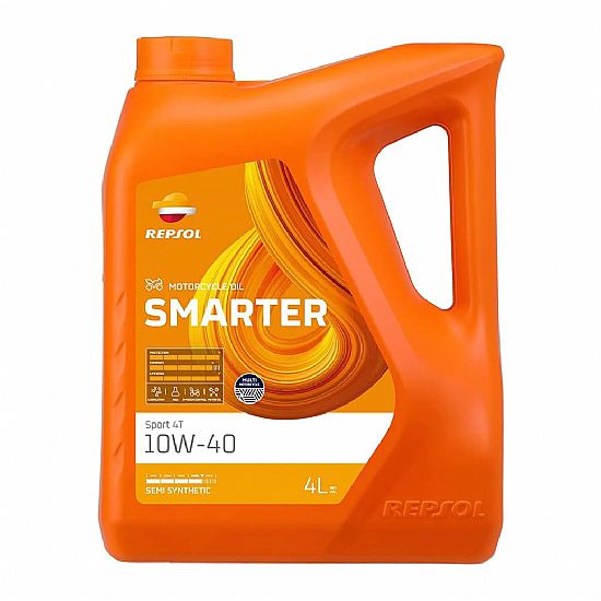 ΛΑΔΙ ΚΙΝΗΤΗΡΑ ΗΜΙ-ΣΥΝΘΕΤΙΚΟ REPSOL SMARTER SPORT 10W-40 MA2 4LT