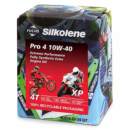 ΛΑΔΙ ΣΥΝΘΕΤΙΚΟ SILKOLENE PRO 4 10W-40 XP 4 ΛΙΤΡΑ