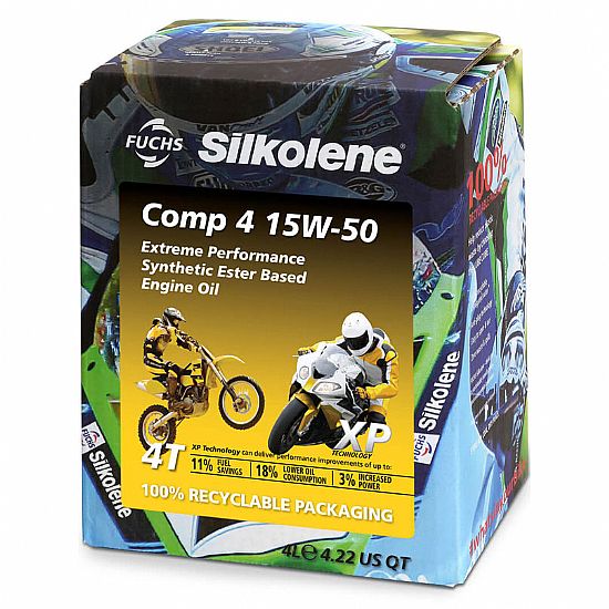 ΛΑΔΙ SILKOLENE COMP 4 15W50 XP MA2 4 ΛΙΤΡΑ