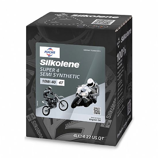 ΛΑΔΙ ΗΜΙΣΥΝΘΕΤΙΚΟ SILKOLENE SUPER 4 10W-40 XP 4 ΛΙΤΡΑ