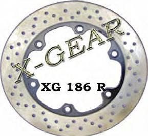 ΔΙΣΚΟΠΛΑΚΑ ΠΙΣΩ X-GEAR  HONDA PACIFIC COAST 800 89-92 / CBR 1000 F 87-92