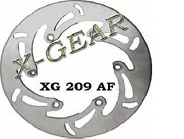 ΔΙΣΚΟΠΛΑΚΑ ΠΙΣΩ X-GEAR 220MM KTM LC4 GAS-GAS HOBBY 200 07 / KTM MX-MXC 250 92-03