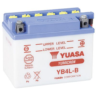 ΜΠΑΤΑΡΙΑ ΜΟΤΟΣΥΚΛΕΤΑΣ YUASA YB4L-B ΜΕ ΥΓΡΑ