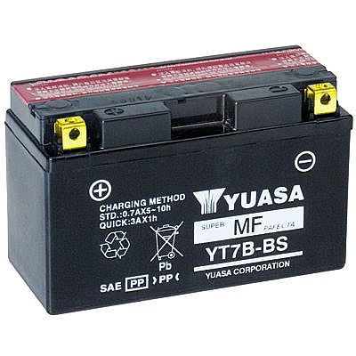 ΜΠΑΤΑΡΙΑ ΜΟΤΟΣΥΚΛΕΤΑΣ YUASA YT7B-BS ( YT7B-4 ) ΜΕ ΥΓΡΑ 