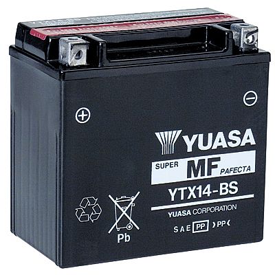 ΜΠΑΤΑΡΙΑ ΜΟΤΟΣΥΚΛΕΤΑΣ YUASA YTX14-BS