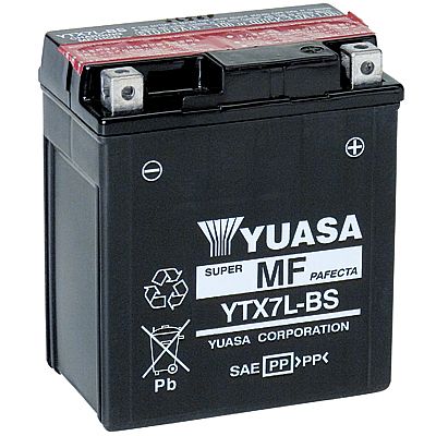 ΜΠΑΤΑΡΙΑ ΜΟΤΟΣΥΚΛΕΤΑΣ YUASA YTX7L-BS 