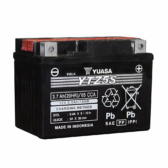 ΜΠΑΤΑΡΙΑ YUASA YTZ5-S 3.7AH 65CCA 