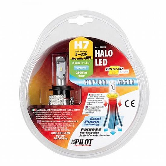 ΛΑΜΠΑ HALO LED H7 9-32V 20W PX26D 5700K 2800LM