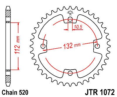 ΓΡΑΝΑΖΙ ΠΙΣΩ JT JTR1072 38 ΔΟΝΤΙΑ