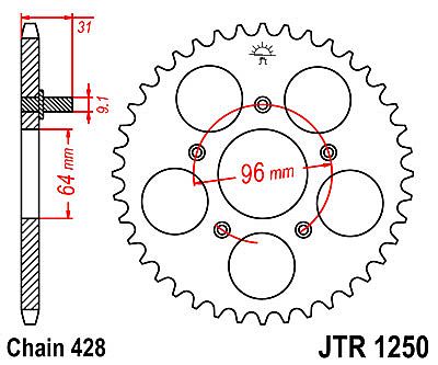 ΓΡΑΝΑΖΙ ΠΙΣΩ JT JTR1250 56 ΔΟΝΤΙΑ