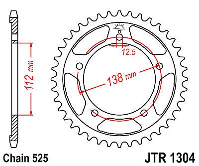 ΓΡΑΝΑΖΙ ΠΙΣΩ JT JTR1304 43 ΔΟΝΤΙΑ