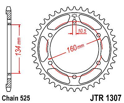 ΓΡΑΝΑΖΙ ΠΙΣΩ JT JTR1307 45 ΔΟΝΤΙΑ