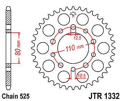 ΓΡΑΝΑΖΙ ΠΙΣΩ JT JTR1332 45 ΔΟΝΤΙΑ