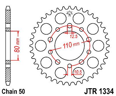 ΓΡΑΝΑΖΙ ΠΙΣΩ JT JTR1334 43-44 ΔΟΝΤΙΑ