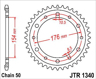 ΓΡΑΝΑΖΙ ΠΙΣΩ JT JTR1340 44 ΔΟΝΤΙΑ