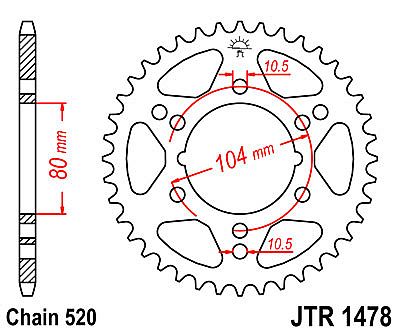 ΓΡΑΝΑΖΙ ΠΙΣΩ JT JTR1478 42-43 ΔΟΝΤΙΑ