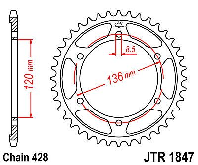 ΓΡΑΝΑΖΙ ΠΙΣΩ JT JTR1847 55-56-57 ΔΟΝΤΙΑ