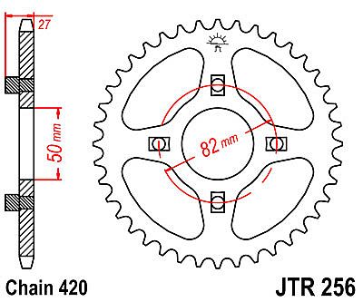 ΓΡΑΝΑΖΙ JT ΠΙΣΩ JTR256 40-41 ΔΟΝΤΙΑ