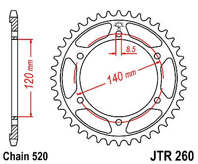 ΓΡΑΝΑΖΙ JT ΠΙΣΩ JTR260 38 ΔΟΝΤΙΑ