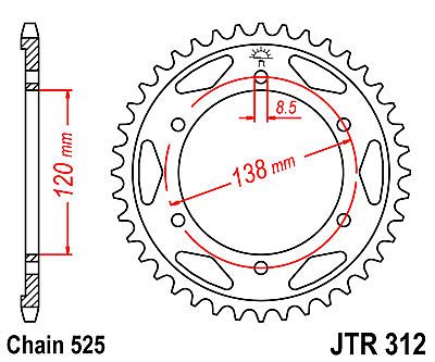 ΓΡΑΝΑΖΙ JT ΠΙΣΩ JTR312 40 ΔΟΝΤΙΑ