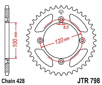 ΓΡΑΝΑΖΙ JT ΠΙΣΩ JTR798 47 ΔΟΝΤΙΑ