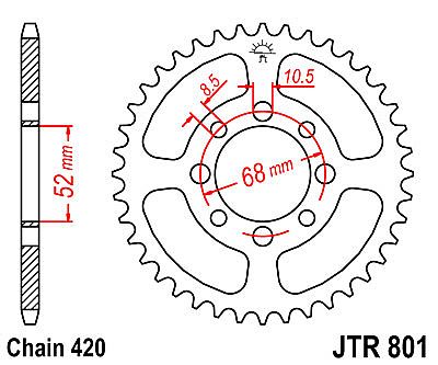 ΓΡΑΝΑΖΙ JT ΠΙΣΩ JTR801 51 ΔΟΝΤΙΑ