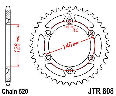 ΓΡΑΝΑΖΙ JT ΠΙΣΩ JTR808 41-43-44 ΔΟΝΤΙΑ