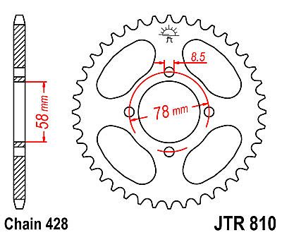 ΓΡΑΝΑΖΙ JT ΠΙΣΩ JTR810 42 ΔΟΝΤΙΑ