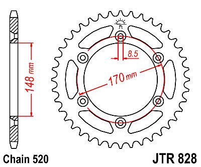 ΓΡΑΝΑΖΙ JT ΠΙΣΩ JTR828 47-48 ΔΟΝΤΙΑ