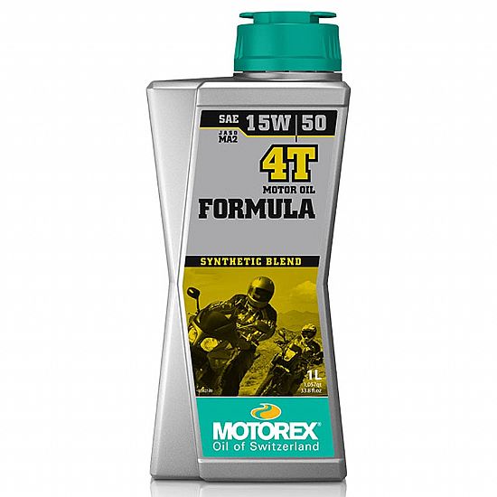 ΛΑΔΙ ΚΙΝΗΤΗΡΑ ΜΟΤΟΣΥΚΛΕΤΑΣ ΗΜΙΣΥΝΘΕΤΙΚΟ MOTOREX FORMULA 15W-50 MA2 1L