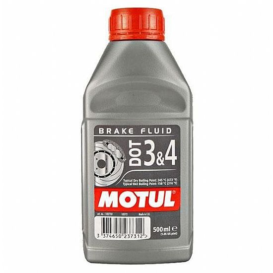 ΥΓΡΑ ΦΡΕΝΩΝ ΣΥΝΘΕΤΙΚΑ MOTUL DOT 3 & 4 BRAKE FLUID 500ML