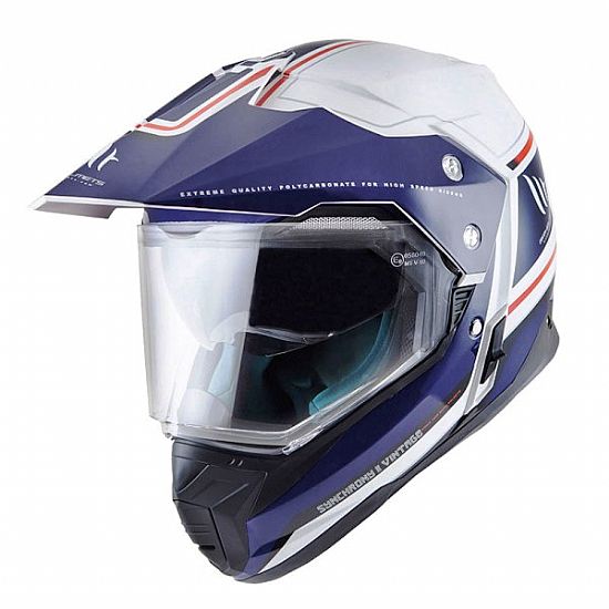 ΚΡΑΝΟΣ ΜΟΤΟΣΥΚΛΕΤΑΣ MT HELMETS SYNCHRONY DUO SPORT VINTAGE ΑΣΠΡΟ - ΜΠΛΕ