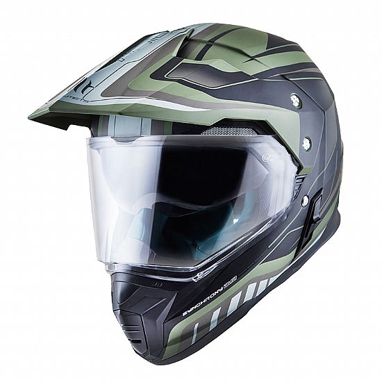 ΚΡΑΝΟΣ ΜΟΤΟΣΥΚΛΕΤΑΣ MT HELMETS SYNCHRONY DUO SPORT TOURER ΧΑΚΙ - ΜΑΥΡΟ