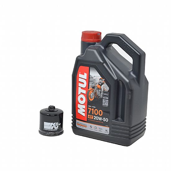 ΠΑΚΕΤΟ SERVICE MOTUL 7100 20W-50 ΜΕ ΦΙΛΤΡΟ ΛΑΔΙΟΥ ΚΝ164 4L