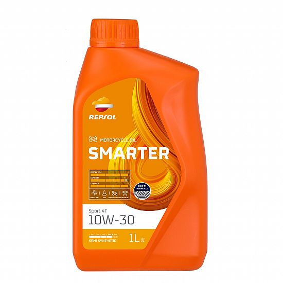 ΛΑΔΙ ΚΙΝΗΤΗΡΑ ΗΜΙΣΥΝΘΕΤΙΚΟ REPSOL SMARTER SPORT 4T 10W-30 MA2 1LT