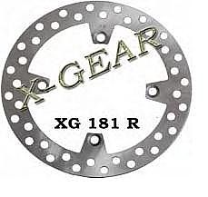 ΔΙΣΚΟΠΛΑΚΑ ΠΙΣΩ X-GEAR HONDA CR125 RV 98-01 / CRE 250 97-01