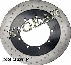 ΔΙΣΚΟΠΛΑΚΑ ΕΜΠΡΟΣ X-GEAR KAWASAKI KLE 400 91 / KLE 500 91-07