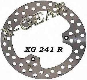 ΔΙΣΚΟΠΛΑΚΑ ΠΙΣΩ X-GEAR KAWASAKI NINJA 250 R 08 / ZZR 250