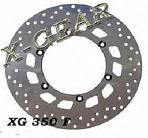 ΔΙΣΚΟΠΛΑΚΑ ΕΜΠΡΟΣ X-GEAR YAMAHA TDR 125 R '93- '03  / XT 600 E ' 95-'03