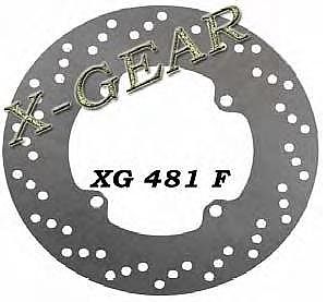 ΔΙΣΚΟΠΛΑΚΑ ΕΜΠΡΟΣ X-GEAR SUZUKI RMZ 250 07-09 / RMZ 450 05-09