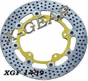 ΔΙΣΚΟΠΛΑΚΑ ΕΜΠΡΟΣ X-GEAR YAMAHA FZ 6 FAZER 04-08